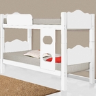 Cama Beliche Romeno Branco Com Colchões