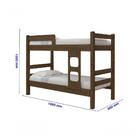 Cama Beliche Solteiro Flora Versátil Ipe Luke Moveis