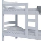 Cama Beliche Solteiro Rubi Branco Shopjm