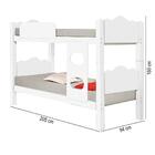 Cama Beliche Solteiro Sevilha Branco Carmolar