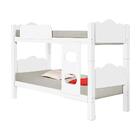 Cama Beliche Solteiro Sevilha Branco Carmolar