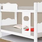 Cama Beliche Solteiro Sevilha Branco Carmolar