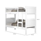 Cama Beliche Solteiro Star Branco