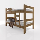 Cama Beliche Tamanho Solteiro Que Vira Duas Camas Amendoa