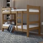 Cama Beliche Tamanho Solteiro Que Vira Duas Camas Amendoa