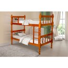 Cama Beliche Torneada Disamóveis Milão 8 Com Escada