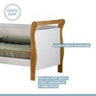 Cama Bella Tigus Baby Branco/ipê