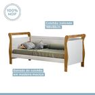 Cama Bella Tigus Baby Branco/ipê
