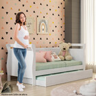 Cama Bella Tigus Baby Branco/ipê