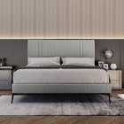 Cama Bi Partida Slim King Em Linho Com Cabeceira - Skybox - C