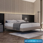 Cama Bi Partida Slim King Em Linho Com Cabeceira - Skybox - M