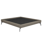 Cama Bi Partida Slim Queen Em Linho Com Cabeceira - Skybox -