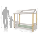 Cama Bianca Infantil Branco Com Colchão E Led