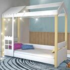 Cama Bianca Solteiro Branco Com Led