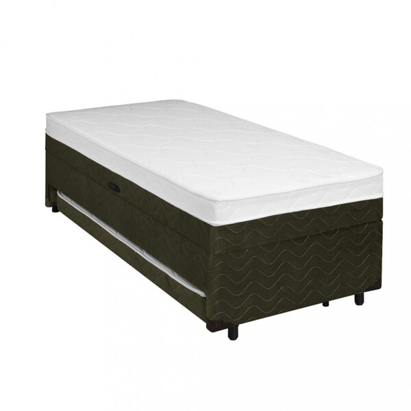 Cama Bibox Baú 88cm Poliester Nanda Somopar