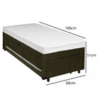 Cama Bibox Baú 88cm Poliester Nanda Somopar