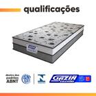 Cama Bibox Baú Com Colchão Fort Solteiro E Cama Auxiliar Conj