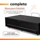 Cama Bibox Baú Com Colchão Qatar Solteiro E Cama Auxiliar Con