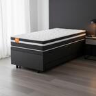 Cama Bibox Baú Com Colchão Qatar Solteiro E Cama Auxiliar Con