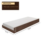 Cama Bibox com Baú Larissa – Chocolate