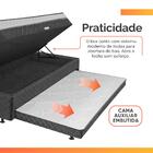 Cama Bibox Com Baú Solteiro Ortopédica Com Cama Auxiliar Conj
