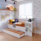 Cama Bibox Com Escrivaninha Belém Branco