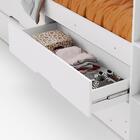 Cama Bibox Com Escrivaninha Belém Branco