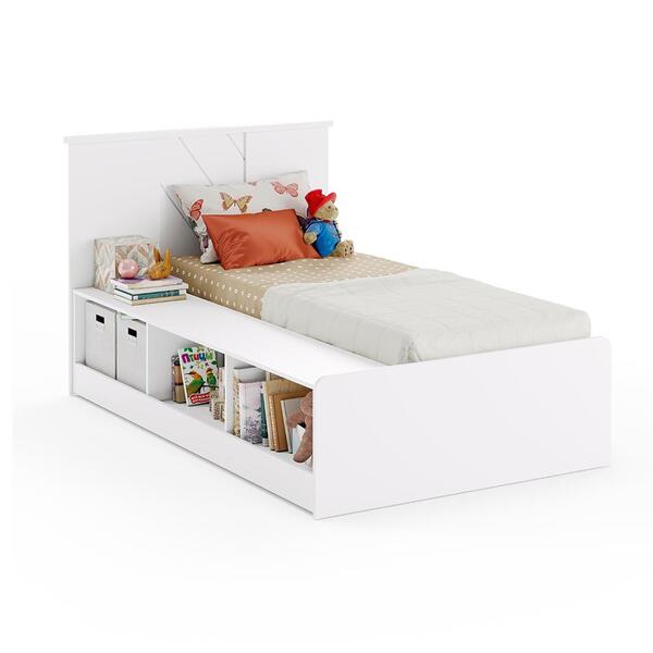 Cama Bibox Com Nicho Porto Alegre Branco