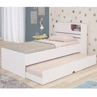 Cama Bibox Mdf Com Baú E Nichos Flex Color Luiza Cimol
