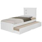 Cama Bibox Solteiro Barcelona - Branco