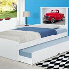Cama Bibox Solteiro Carro Classic Red