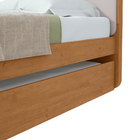 Cama Bibox Solteiro Loop - Lopas Amendoa Clean-off White