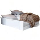 Cama Bibox Solteiro Matrix Branco Tebarrot