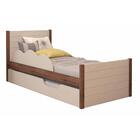 Cama Bibox Solteiro Protetor Lateral 100% Mdf Elza Cimol Bran