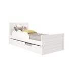 Cama Bibox Solteiro Protetor Lateral 100% Mdf Elza Cimol Bran