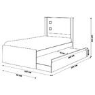 Cama Bibox Solteiro Reino Off White G68 - Gran Belo