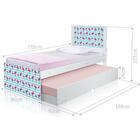 Cama Bicama Juvenil Flamingo Com Colchões