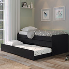 Cama Bicama Quarto Solteiro Juliette Com Auxiliar E Gavetas