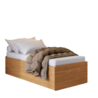 Cama Bicama Tricama Solteiro/casal/auxiliar 3 Em 1 Matrix Nat