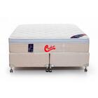 Cama Box +  Colchão Castor Queen  Vitagel Euro One Face Pocke