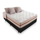 Cama Box +  Colchão De Casal Classic Molas Ensacadas 138 x 18
