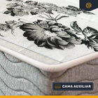 Cama Box + Auxiliar De Espuma Bicama Unique Solteiro 88 cm