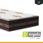 Cama Box + Auxiliar Solteiro + Colchão Anjos De Molas 88 cm