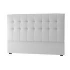 Cama Box + Cabeceira Cassis Branca E Colchão D45 Queen - Prob