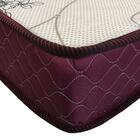 Cama Box + Cabeceira Cassis Marrom E Colchão De Espuma D28 So