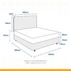 Cama Box + Cabeceira Iris + Colchão De Casal Ortobom D45 Iso
