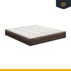 Cama Box + Cabeceira Iris + Colchão De Casal Ortobom D45 Iso