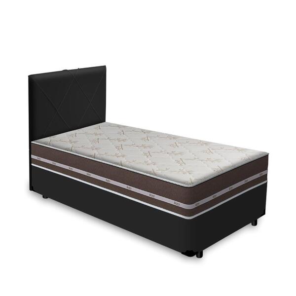 Cama Box + Cabeceira Provença E Colchão Solteiro - Anjos - Cl
