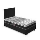 Cama Box + Cabeceira Provença E Colchão Solteiro - Castor - C