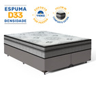 Cama Box + Colchão Anjos de Espuma D33 Pillow In Ortosleep Qu